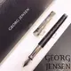 =小品雅集=丹麥 GEORG JENSEN 喬治傑森 925純銀 頂級鱷魚皮 BESPOKE ALLIGATOR 鋼筆（黑）