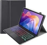 Keyboard Cover Case for Redmi Pad 2 (11"), Wireless Bluetooth Keyboard Folio Case | Backlit Keyboard | Touch Mouse