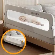 AnnuoYi Toddler Bed Rails,Foldable Bed Rail for Toddlers, Portable Baby Bed Rails Guard Bumper for Baby Kids, Safe Bed Side Rail for Twin Queen King Full Size Beds