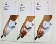 Three (3) Nike Jordan Tour Gloves Left Hand - Cadet Large *NEW*