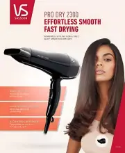 VS Sassoon VSD120A Pro Dry 2300W DC Hair Dryer