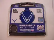 NEW - FIDO ENGRAVABLE PET I.D. TAG - US NAVY