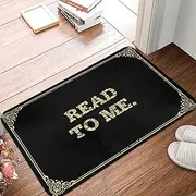 Farmhouse Door Mats Outdoor Read to Me. Doormat Spring Welcome Mats Outdoor Cave Man Bar (Color : Colour, Size : 50X80CM)