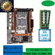 X99 Motherboard Kit Xeon with Intel E5 2683 V4 LGA 2011 V3 and 32GB (2*16GB) DDR