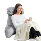 Reading Pillow with Detachable Neck Roll, Back Rest Pillow for Sitting in Bed...