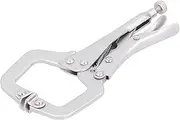 Heavy Duty C Clamp, Vice-Grip Locking Pliers 7in for Woodworking, Welding and Pocket Hole Joinery