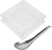OKUMEYR 1Set Caviar Dispenser Box with Molecular Gastronomy Tool for Home Restaurant and Food Store Use Easy to Clean for Making Juice