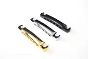 12-String Stop Tailpiece in Chrome, Black and Gold