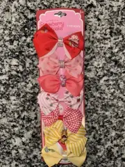 Strawberry Shortcake 7 Pc Hair Bows
