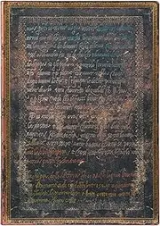 Michelangelo, Handwriting (Embellished Manuscripts Collection) Midi Unlined Softcover Flexi Journal (Elastic Band Closure)