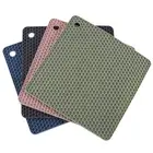 Silicone Heat Insulation Mat Table Placemat Drying Coaster Casserole Mat