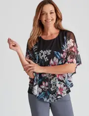 Millers Placement Printed Overlay Top