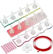 Beaupretty 1set Press Nails Display Stand Kit Adhesive Putty and Nail Holders for Precise Manicure Practice and Cheerful Design for Home and