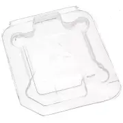 CPU Box 2 Pcs CPU Plastic Protective Case CPU Clamshell Tray Case Container f...