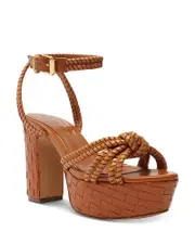 Schutz Women's Kathleen Knotted Ankle Strap Platform Sandals