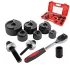 Ratchet Knockout Hole Punch Driver Kits 1/2 to 2 inch SLUG-Buster Knockout El...
