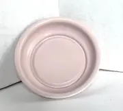 Ganz Metal Round Claw Foot Soap Dish Trinket Dish Light Blush Pink 5" Diameter