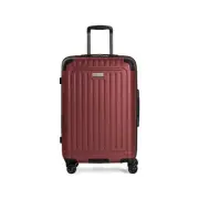 Ben Sherman Sunderland Spinner Travel Upright Luggage, British Red, 24-Inch C...