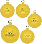 Disc Hanger for Walls - Strong Invisible 75mm Plate Holder - Pack of 5 Self Adhesive Hooks for Picture Plate Hanging