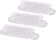 Kisangel 3pcs Transparent Humbucker Bobbin for Guitar Pickup Makers Screw Side Design Pickup Accessories for Bass Guitar Easy to Install