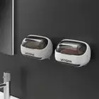 free Perforated Soap Dish Wall Mounted Storage Rack Drain Soap Box Soap Holder