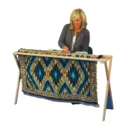 Floor Standing Rug Hooking Frame, up to a 50" work area