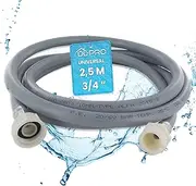 [DL-pro] 2.5 m Inlet Hose Extension for Washing Machine and Dishwasher – Universal – [Robust & Seal] – for All Standard Models – Washing Machine Hose Extension – Choose Size