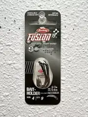 Berkley FUSHION19 Baitholder Fish Hooks Size 4 | 9-Pack & Case • Smoke Satin