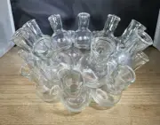 NEW NOS Plant Propagation Station Glass Bud Vase Cluster 18 Test Tube Cuttings