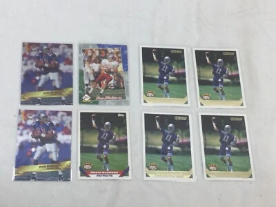 1993 Patriots Drew Bledsoe RC Rookie 8 Card Lot Topps Gold #130 Insert FREESHIP