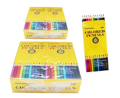 288Pcs Colored Pencils, Coloring pencils Pre-sharpened, Back to school, 12 Co...