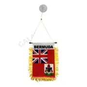 Bermuda Mini Banner / Bermuda Flag / Double Sided Bermuda Car Window Flag
