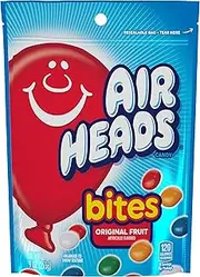 AirHeads Bites, Stand Up Bag, Fruit, Party, 9 Ounce (Bulk Pack of 12)