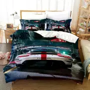v1573 Bed Sheets Printed Bedding Sports Car Duvet Cover Set Luxury High Quality /pcs Double Queen King Bedclothes Adults Boys Home Textile 3-Piece Bed