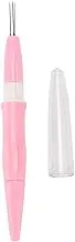 Baxnore 3 Needle Felting Pen, Wool Felting Punch Needle with Thimble Guard, Ergonomic Plastic Handle for Craft Make Felt Animals (#2)