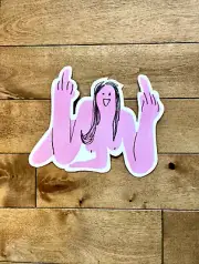 RARE MARK GONZALES STICKER MIDDLE FINGERS AUTHENTIC BRAND NEW