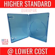 50 PCS Blue 14mm Playstation 4 and 5 Blu-Ray DVD CD Disk Game Case Replacement
