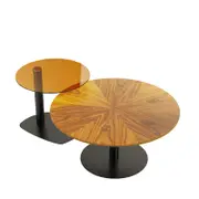 2x Modern Round Nesting Tables