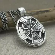 Large PETRICHOR Sterling Silver Celtic Cross Pendant Keith Jack Chained Boxed