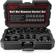 Kit Extractores de Pernos Eapele 13Pcs - Para Tuercas Dañadas u Oxidadas