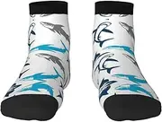 [JBYJBX] Sharks Print Adult Socks Womens Mens Workout Thermal Cozy All-Season Gift Holiday Articles Use