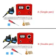 50W Wood Burning Pen Tool Multifunction Craft Pyrography Machine Burner Set Kit