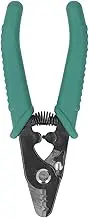 Three Hole Fiber Optic Stripper, Wire Stripper Crimper Cable Cutter Pliers, Fiber Optic Cable Stripper Tool for FTTH, Industrial Fiber Network