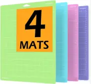 Cutting Mat for Cricut 4 Pack 12x12 Inch StandardGrip Adhesive Sticky Non-Sli...