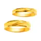 【元大珠寶】『依偎彼此』黃金戒指、情侶對戒 活動戒圍-純金9999國家標準2-0176.2-0177