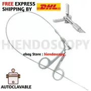 Laparoscopic Urology Flexible Alligator Forceps 5FR 60cm Reusable Instruments