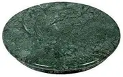 Style Ok Roti Maker Rolling pin Board chakla belan Chapati Flatbread|Green Marble Chakla/Marble Roti Maker/Marble Rolling Board,Large Size 9 Inch (22 cm)