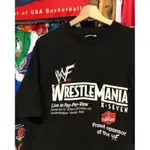 WRESTLEMANIA 摔角狂熱情侶T恤簡約純棉印花中性短袖