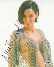NICOLE MURPHY AMERICAN SUPER-MODEL SIGNED PHOTO PSA