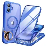 Magnetic for iPhone 16 Plus Case Full-Body iPhone 16 Plus 6.7" Magnetic Blue